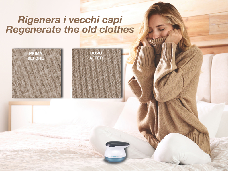 Levapelucchi Elettrico Ricaricabile 2 In 1 Rimuovi Pelucchi Con Serbatoio  Tx8372 