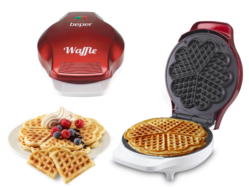 Piastra per waffle a forma di cuore