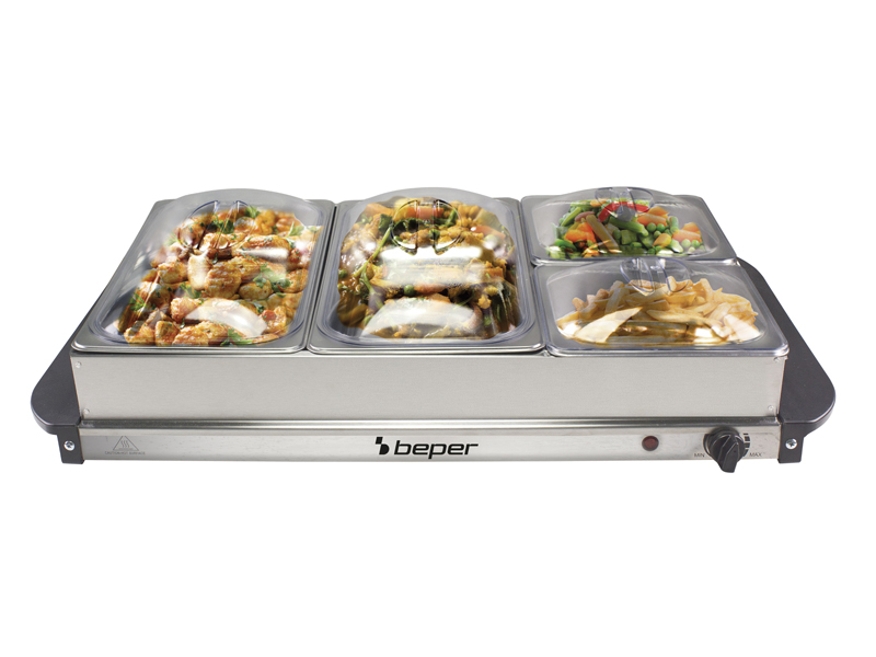 Set di scaldavivande da 7,5 l per catering in acciaio inox buffet e feste 