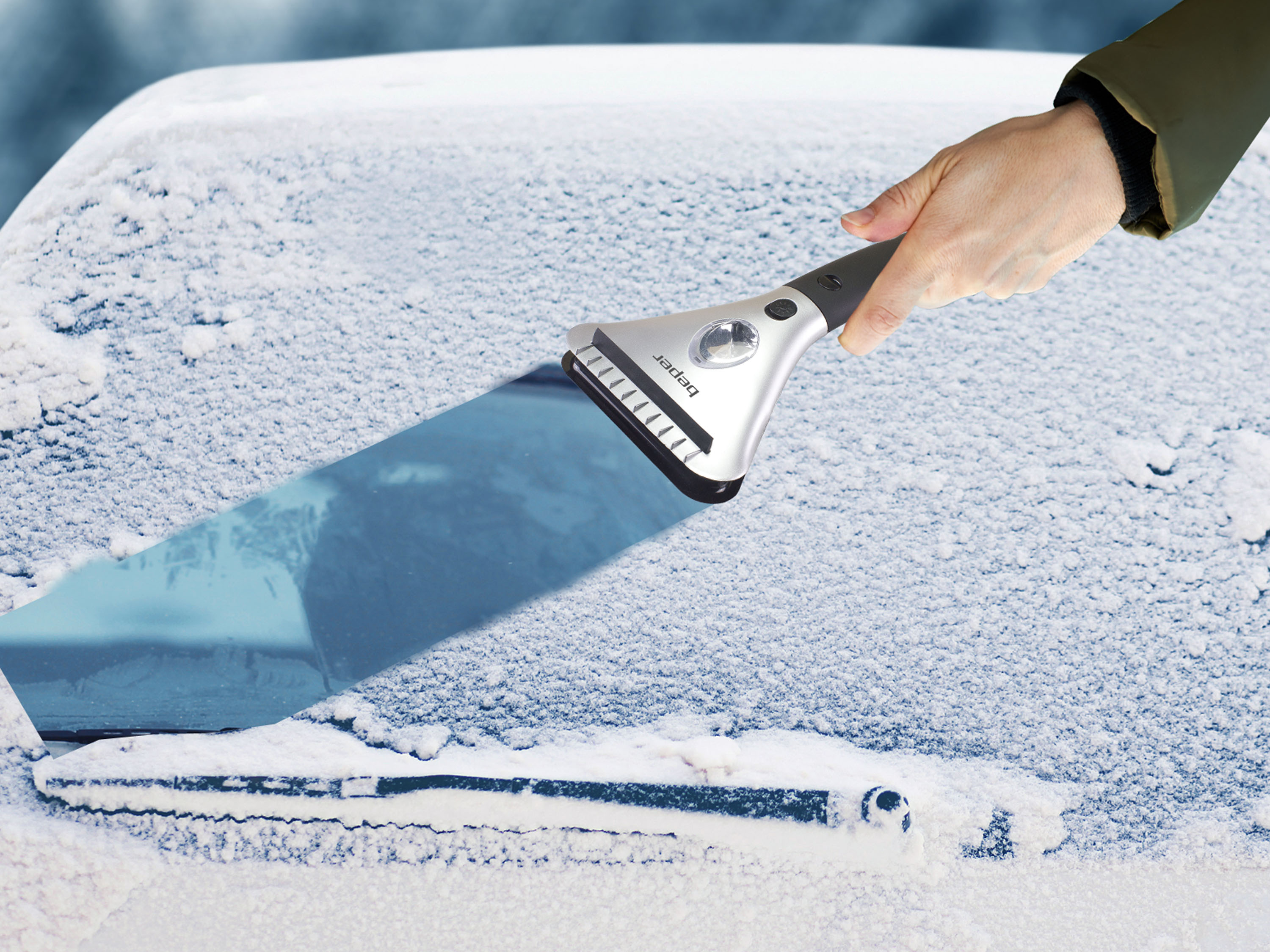 Milwaukee Raschietto raschietto per neve ghiaccio vetri auto