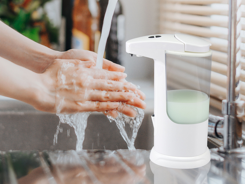 Dispenser automatico di sapone e gel igienizzante