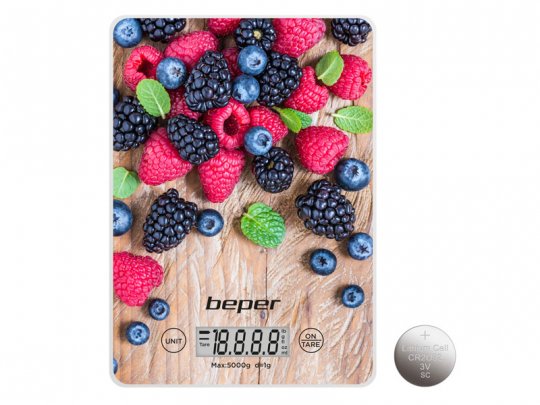Bilancia da cucina elettronica frutti rossi