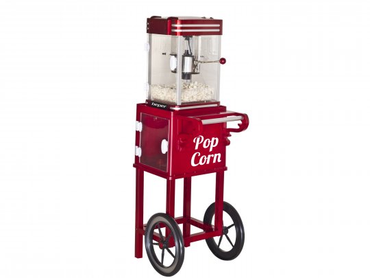 Macchina per popcorn con carrello