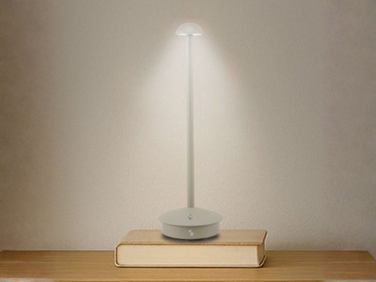 Lampada da tavolo ricaricabile SLIM Tortora