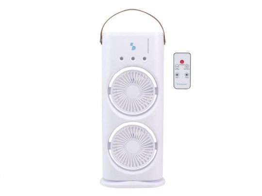 Ventilatore ricaricabile con nebulizzatore