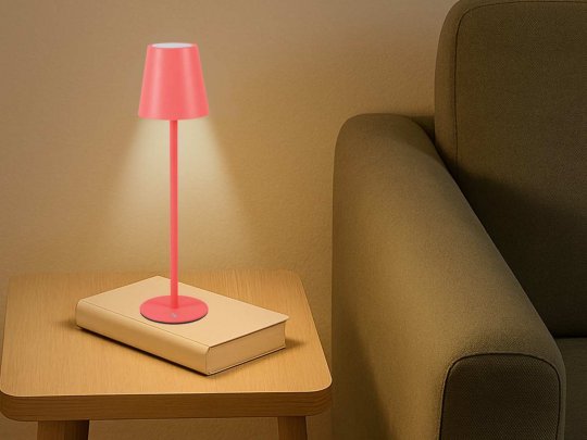 Lampada ricaricabile da tavolo AURA Corallo