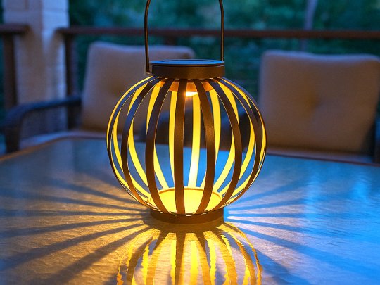 Lampada solare RADIA Corten