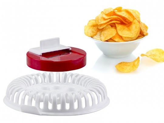 Set cuoci patatine per forno a microonde 3 in 1