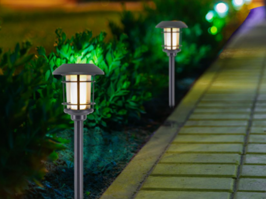 Lampada solare con effetto fiamma Fiaccola