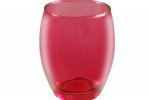 Bicchieri in vetro ROSSO 350ml - 6PZ